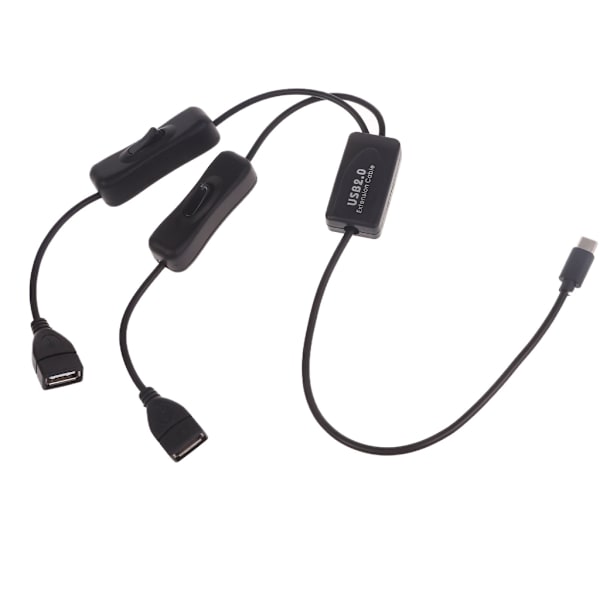 USB -C-kaapeli kytkimillä Nopea tiedonsiirto- ja latausjohto digitaalisille laitteille ja lisävarusteille