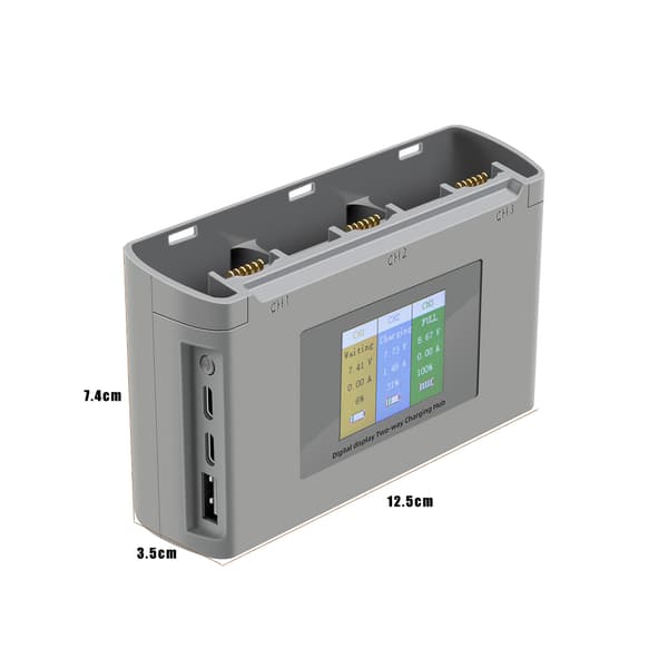 2-vejs opladningshub Batteri Butler USB-oplader til Mini 2/Mini SE