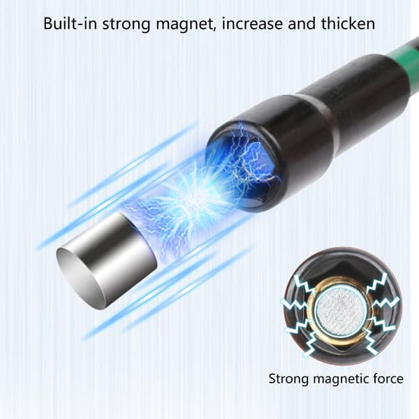 13 stk. magnetisk muttertrekker sett lange skaft muttertrekker bits for bruk med drill