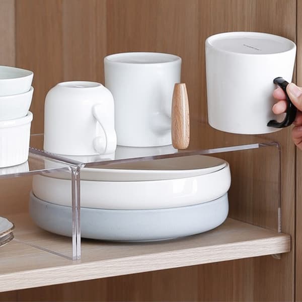 Akryl Display Risers Klart Display Stativ sæt til Figurer Desserter Parfumer