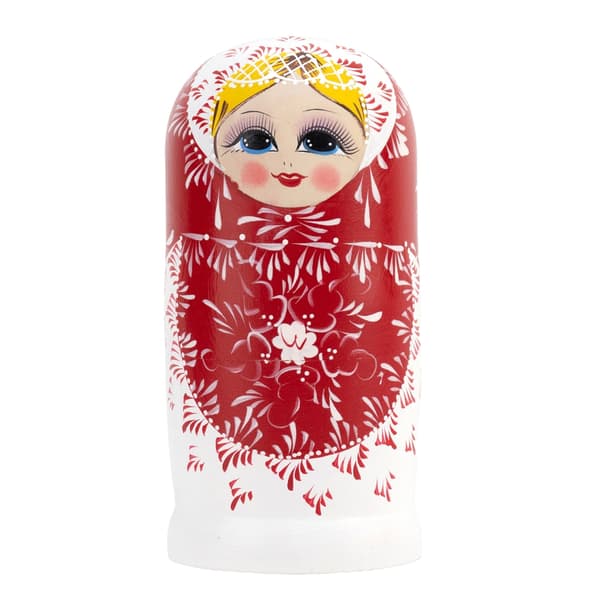Babushka Set Ryska Nesting Dolls 10 lager Matryoshka Stacking Toy Heminredning