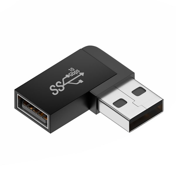 USB 3.0 adapter 90 grader retvinklet han til hun koblingsstik til bærbar pc USB opladere forlængelseskonverter