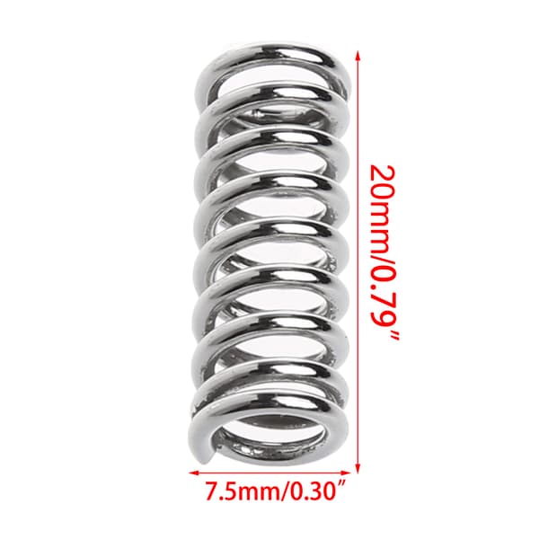 10 Stk Carbon Steel Feeder Fjeder Til Makerbot 3D Printer Ekstruder Opvarmet Seng