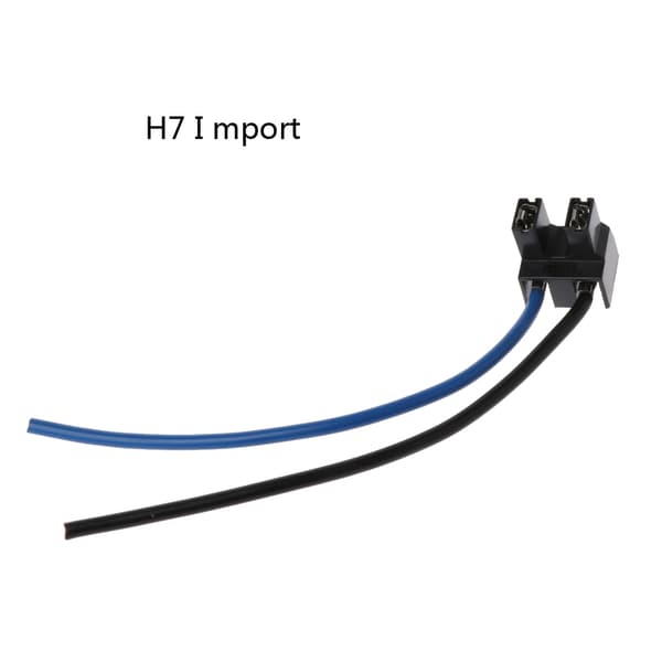 Keramisk H7 bil halogenlampa socket Power Plug Connector Harness
