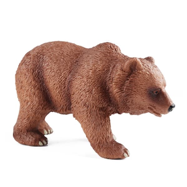 Statisk Solid Brun Bjørn Model Figur Boutique Samlerfigur Værelsesindretning