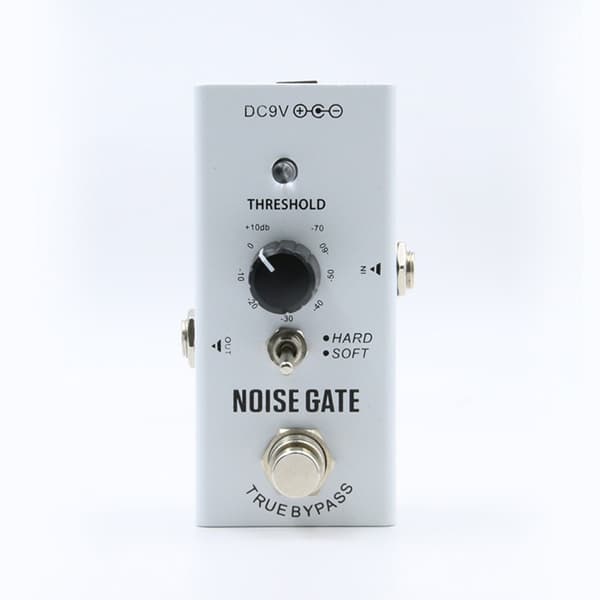 Brusreduceringspedal Metall Brusundertryckare Effekt Gitarr Brusgrind Pedal