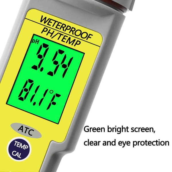 Mad pH-tester pH-meter Automatisk temperaturkompensation, passer til hjemmelavede saucer
