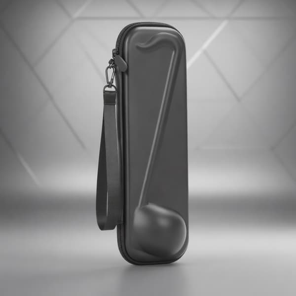 Hard Shell Glidelås Oppbevaringsveske med Håndleddsstropp for Otamatone Instrument