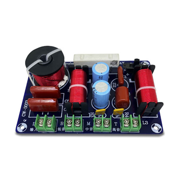 3 Ways Speaker Frequency Divider Hi-Fi Audio Crossover Filter Distribution Board