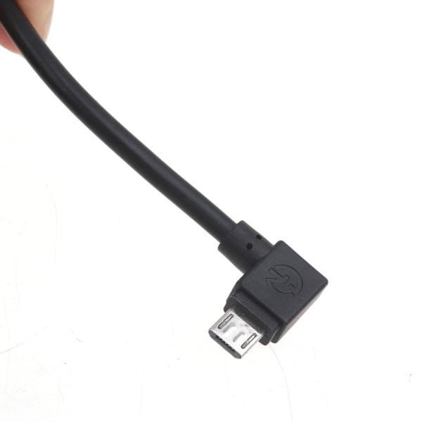 Power Micro USB Billaddningsenhet Enkel att använda Fordonsladdare Laddningslösning Plast för Dashcams null - Bend left