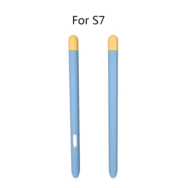 Mote flere farger myk silikon stylus for etui for Tab S6 Lite/S7 nettbrett for berøringspenndeksel