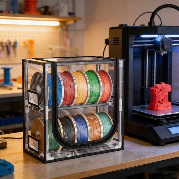 Effektivt 3D-printer rullestativ med synlig top og stærk struktur