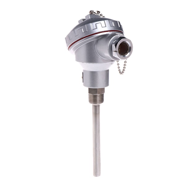 RTD PT100 temperatursensor 4" sonde 1/2" NPT gevind termoelement terminal varme