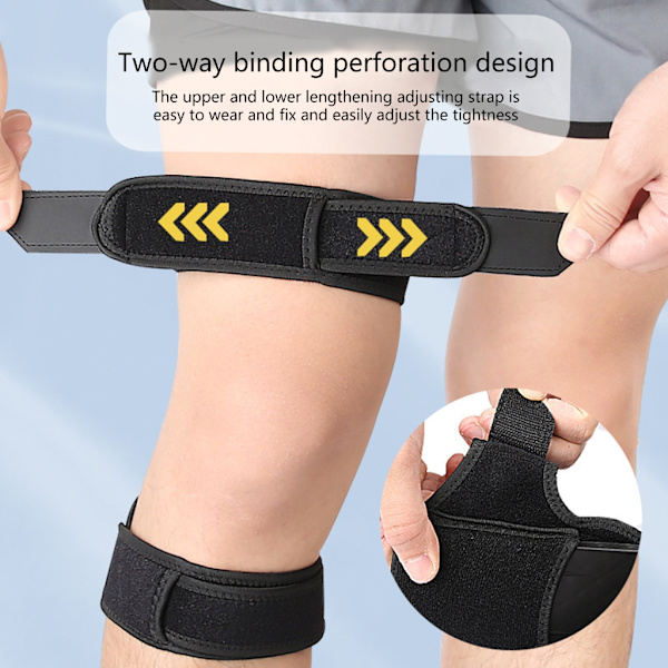 Patella-polvituki naisille ja miehille treenaamiseen 1 pair