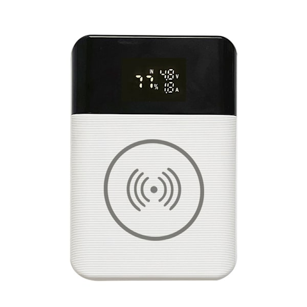 LCD-näyttö 4x18650/18700/20700/21700 Akku case Power Bank Shellin langattomaan laturiin ilman akkuvirtalähdettä P