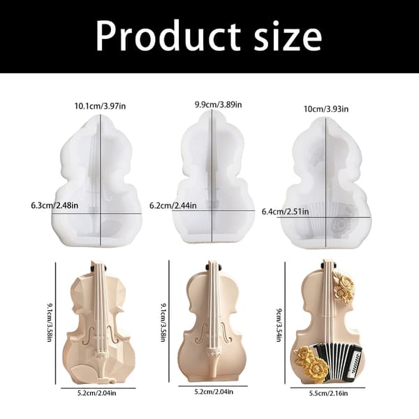 DIY Støbeforme Lysform Silikone Bagehåndværk 3D Form Vedhængsforme