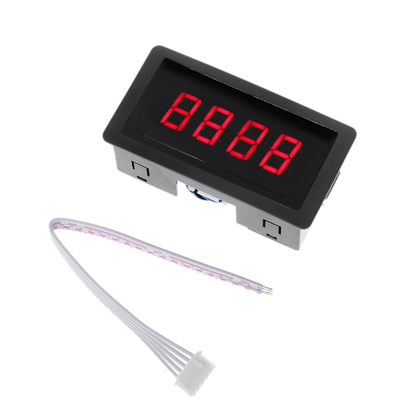 for DC 8-24V Digital LED-tellerpanelmåler 4-sifret opp/ned-paneltellermåler Plus/minus tellerpanelteller 0-99
