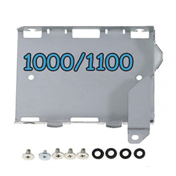 Harddisk-monteringsbeslag Caddy Holder med skruer til PS4 1100/1200/Slim/Pro Console HDD Cradle Tray