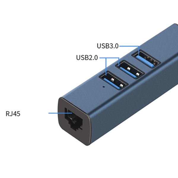 100 Mbps USB/TypeC till Rj45 Ethernet nätverksadapter för bärbar dator Type C plug