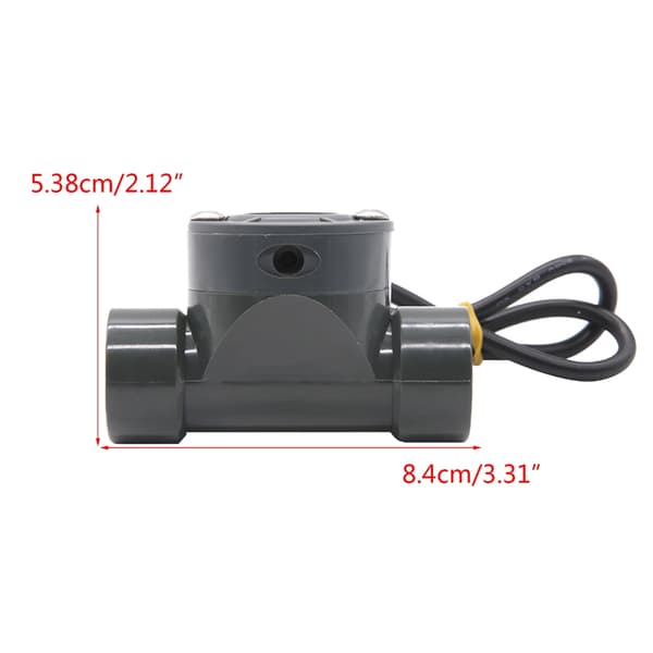 DN20 Vattenflödes Hall-sensor Flödesmätare 10-150L/min för industriell kontroll