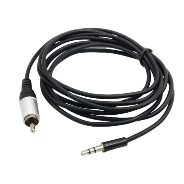 Flexibel 3,5 mm stereo till RCA monoplugg AUX-kabel för enkel anslutningskabel