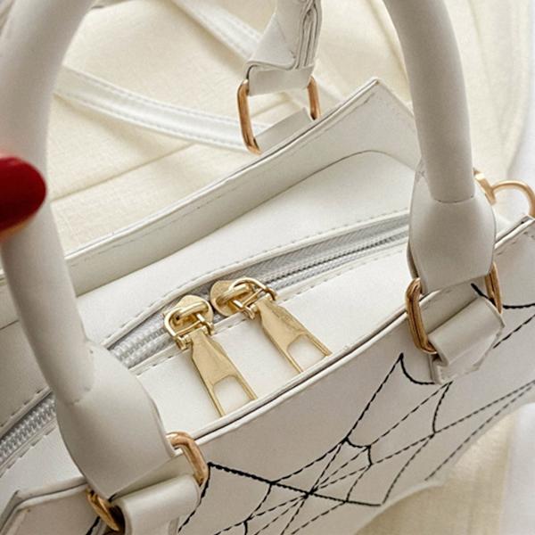 Fladdermusformad handväska Unik Crossbody-väska Handväska PU-läder axelväskor Red