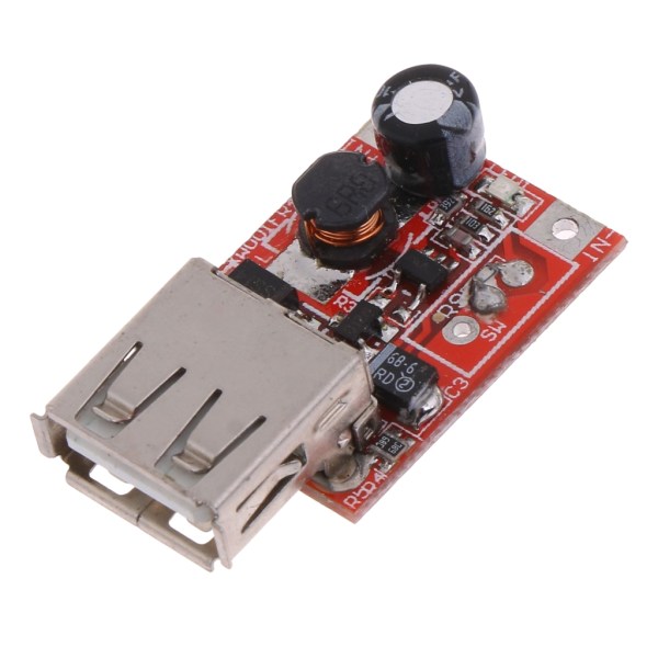 Lithium Li-ion 3,7 V - 5 V 1000 MA akkulaturikortti DC-DC Step Up Boost -moduuli integroidut piirit jännitesäädin