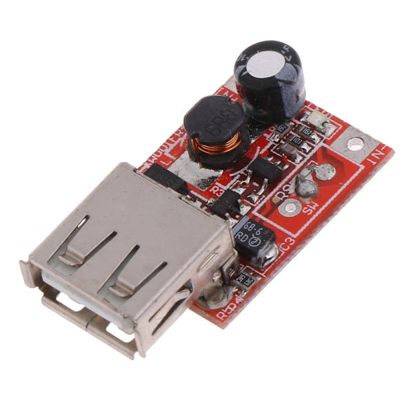Lithium Li-ion 3,7V til 5V 1000MA batteriladerkort DC-DC Step Up Boost Modul integrerte kretser Spenningsregulator