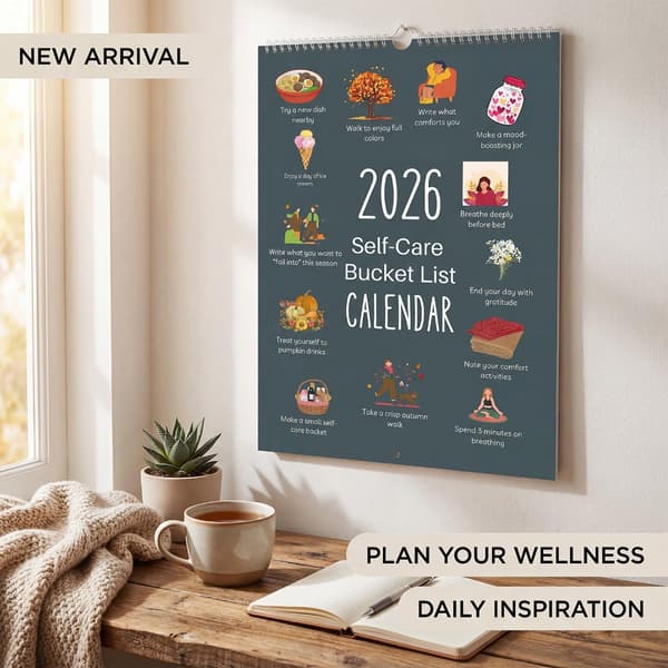 2026 Kreativ Illustrationskalender Konstpapperstryck Väggkalender