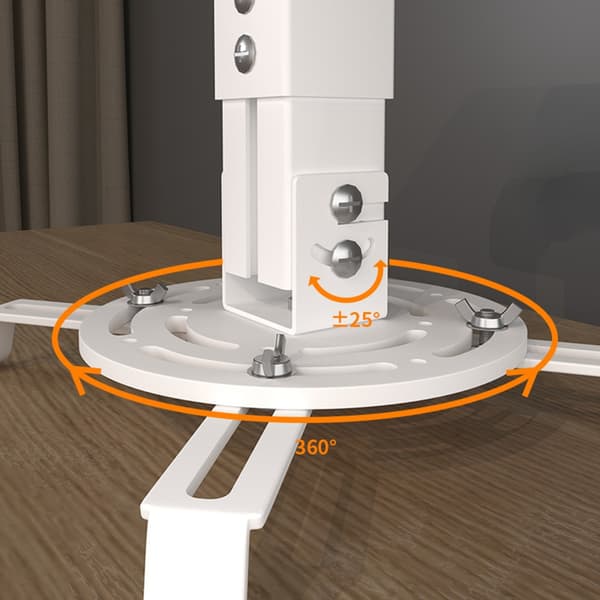 Loftprojektorholder 360° vinkeljustering Skjult kabelstyring