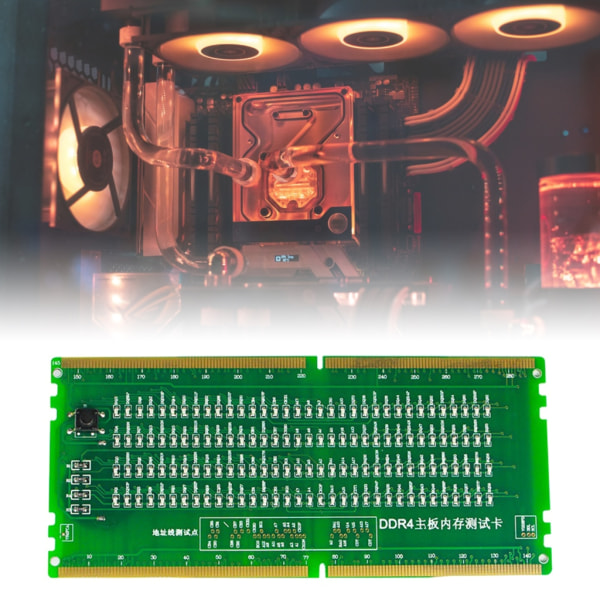 DDR4 Desktop Memory Tester PC Dator Moderkort DDR4 Diagnostic Analyzer Post Tester Card Solution med LED