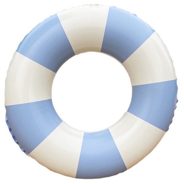 Simring för barn Pool Float Bakgård Pool PVC Float Strand Vattenleksak Livsringar Set 50/58/66/75 cm null - Striped blue 90