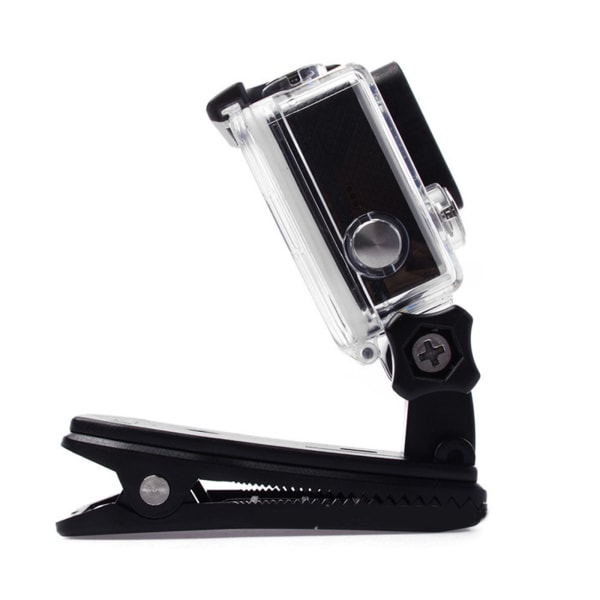 Kameramonterad Clip Clamp med 360 graders vridbar fotograferingstillbehör Clamp för Go-Pro Hero Series Hållbar