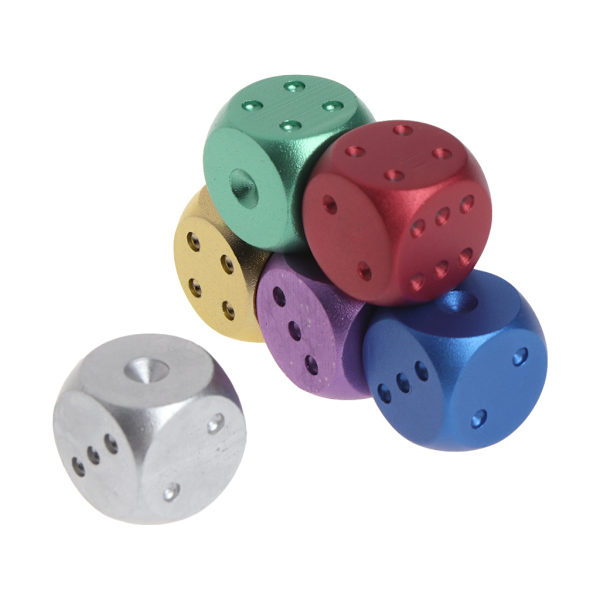 16mm 0,63 tuuman digitaalinen noppa 6-sivuinen D6 noppa lapset lapset pulmapelilautapeli noppa Glod