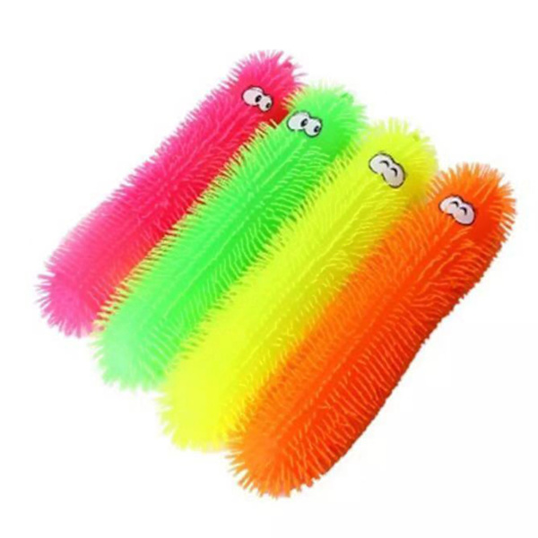 Interactive Vent Caterpillars Ball Lyse farger Tilbehør Lærerikt for lek Morsomt bordleke Beste gave til barn