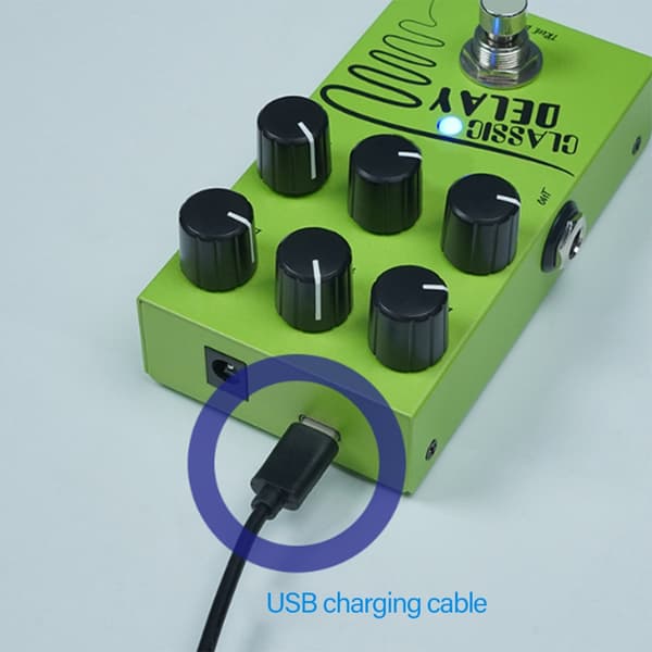Gitar Equalizer Pedal True Bypass Elektrisk Bass Praktisk Gitarpedal