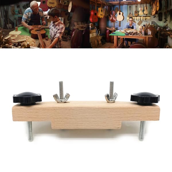 Gitarrstallklämma Luthierverktyg Med Träblocknyckel Gitarrklämma Reparation