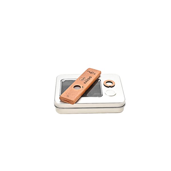 Gitarrpartner Trä Harmonica Med Metallåda Kazoo För Vuxna Barn Kazoo