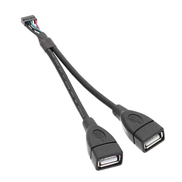 Suojaava USB kaapeli emolevyyn 9P 10P 2,0 mm liitin Suojattu yhteys