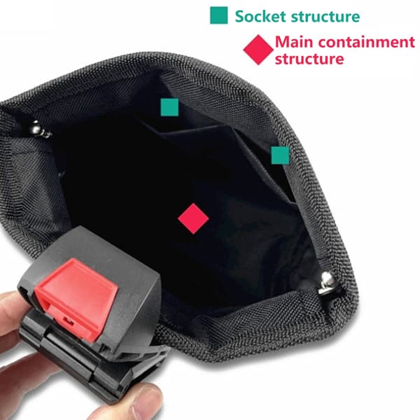 Stofværktøj Hardware Organizers Tasker Med Bælteclips Fastgøres Til Bælte