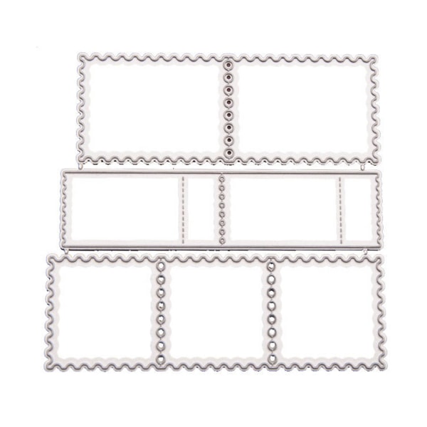 Metallstempler Ramme Die Cuts Preging Stencil for Scrapbooking DIY Album Present