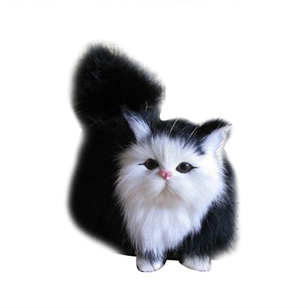 Simulering Vilda djur Modellleksak Pet Cat Action Figur Pedagogisk leksak för barn