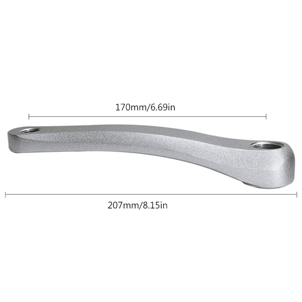 170mm krankarm sykkel krankarm for terrengsykler, horisontalt firkantet hull A