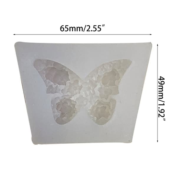 Fleksible silikonebageforme sommerfugl blomsterforme silikone mousseforme