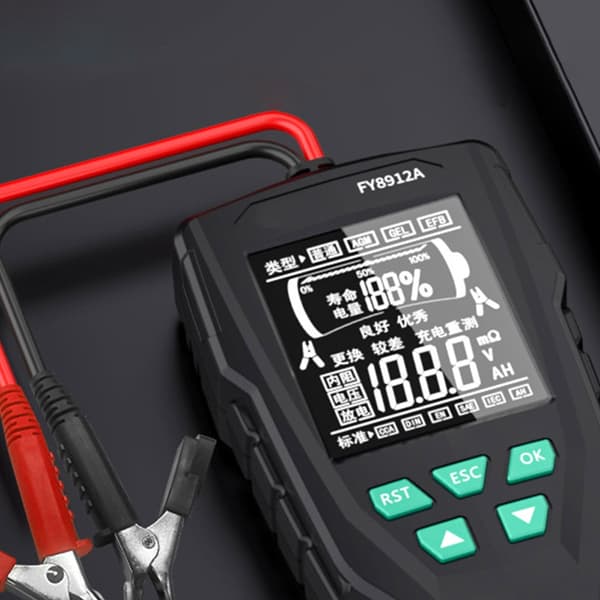 Multifunktionell Bilbatteritestare 12V 24V Digital Professionell Kontroller