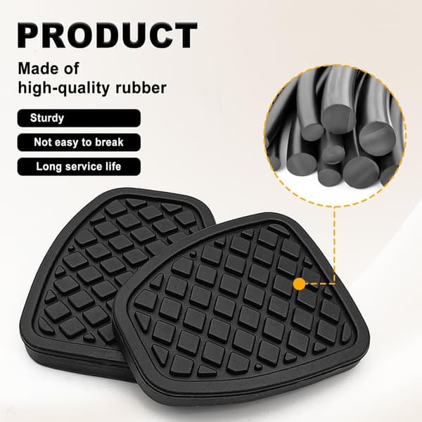2 deler vennlige gummipedaler 36015GA110 Rask klikkdesign for Forester