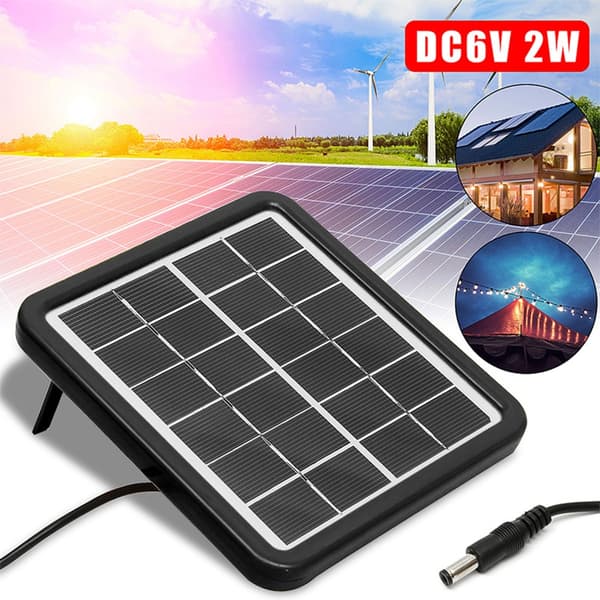Tynn Solcellepanel 2W Permanent Bygning For Eventyrere