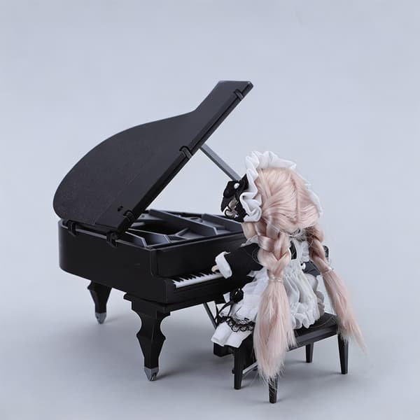 Kompakta dockhus studera piano litet instrument modell klassrumsmöbler