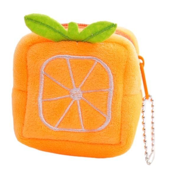 Kuulokepussi Kolikkokukkaro lasten lompakkolaukkuun Riipus avainlaukku Kolikkolompakko Orange