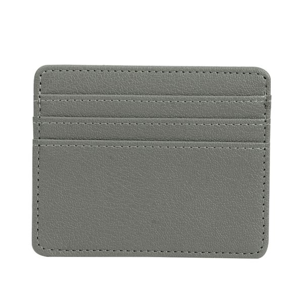 Ohut RFID-estolompakko naisille Miesten PU-nahkainen korttikotelo Business Lahja Black